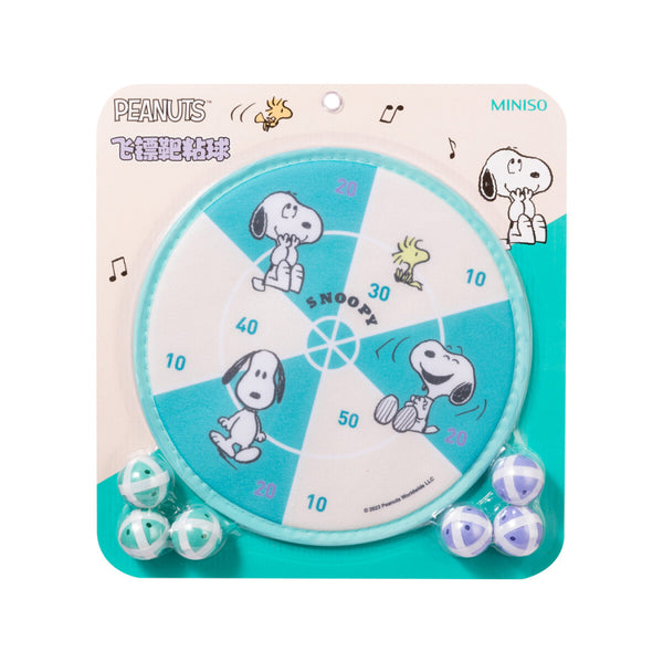 Snoopy Summer Travel Collection Dart Board with Sticky Balls (6 Balls)