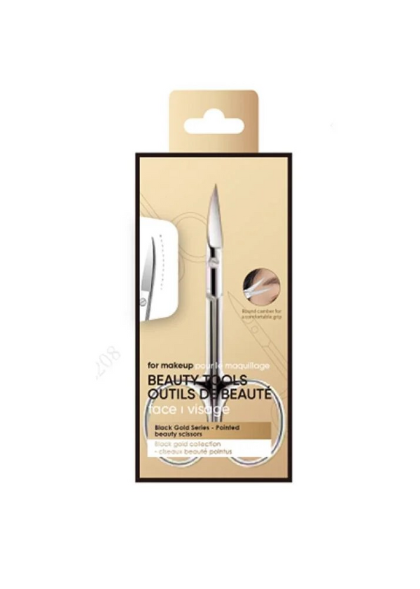 Black Gold Series Pointed-Tip Eyebrow Scissors
