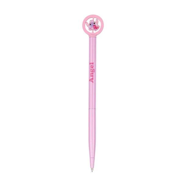 Disney Stitch Collection Angel Metal Head Rotating Ballpoint Pen (1.0mm, Black) (PDQ)