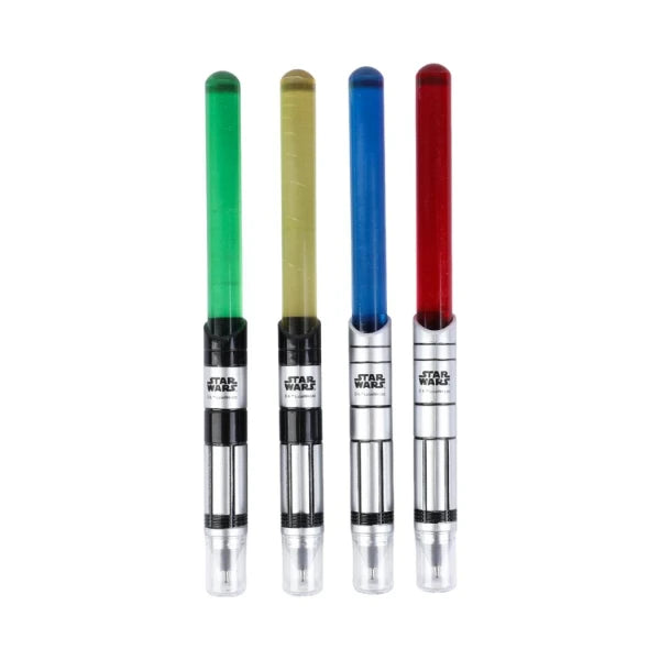 Star Wars Collection Lightsaber Ballpoint Pen (1.0mm, Black) (4 Assorted Designs)