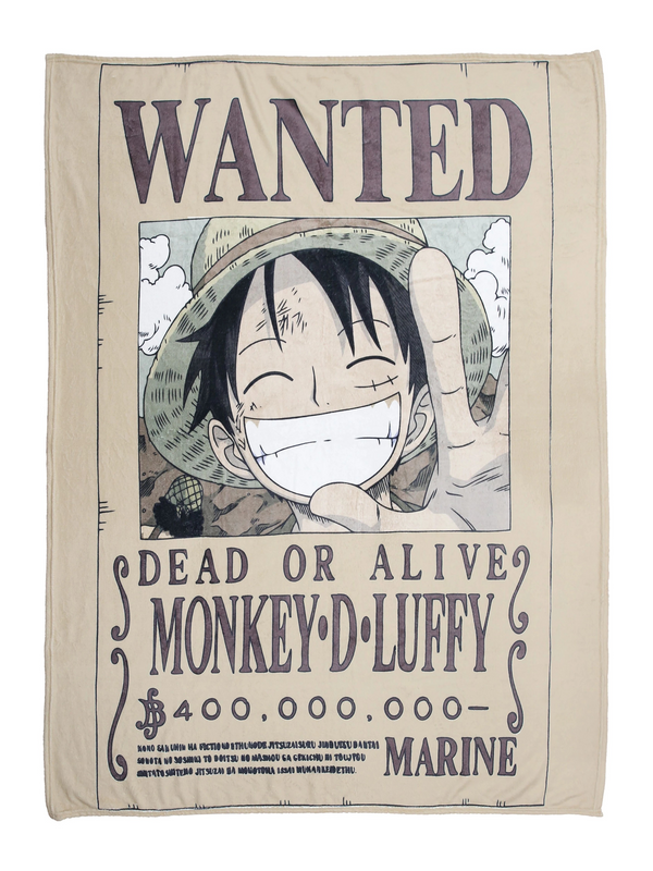 One Piece Classic Collection Extra Large Blanket (Luffy)