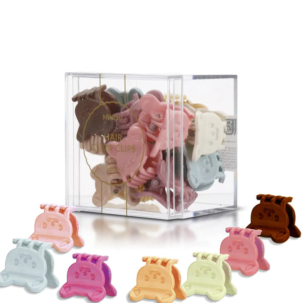 Cute Bear Mini Hair Claw Clip (14 pcs)