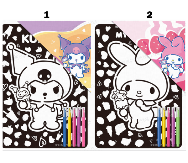 Hello Kitty and Friends Collection  Flocking Painting (2 Assorted Models)(B)