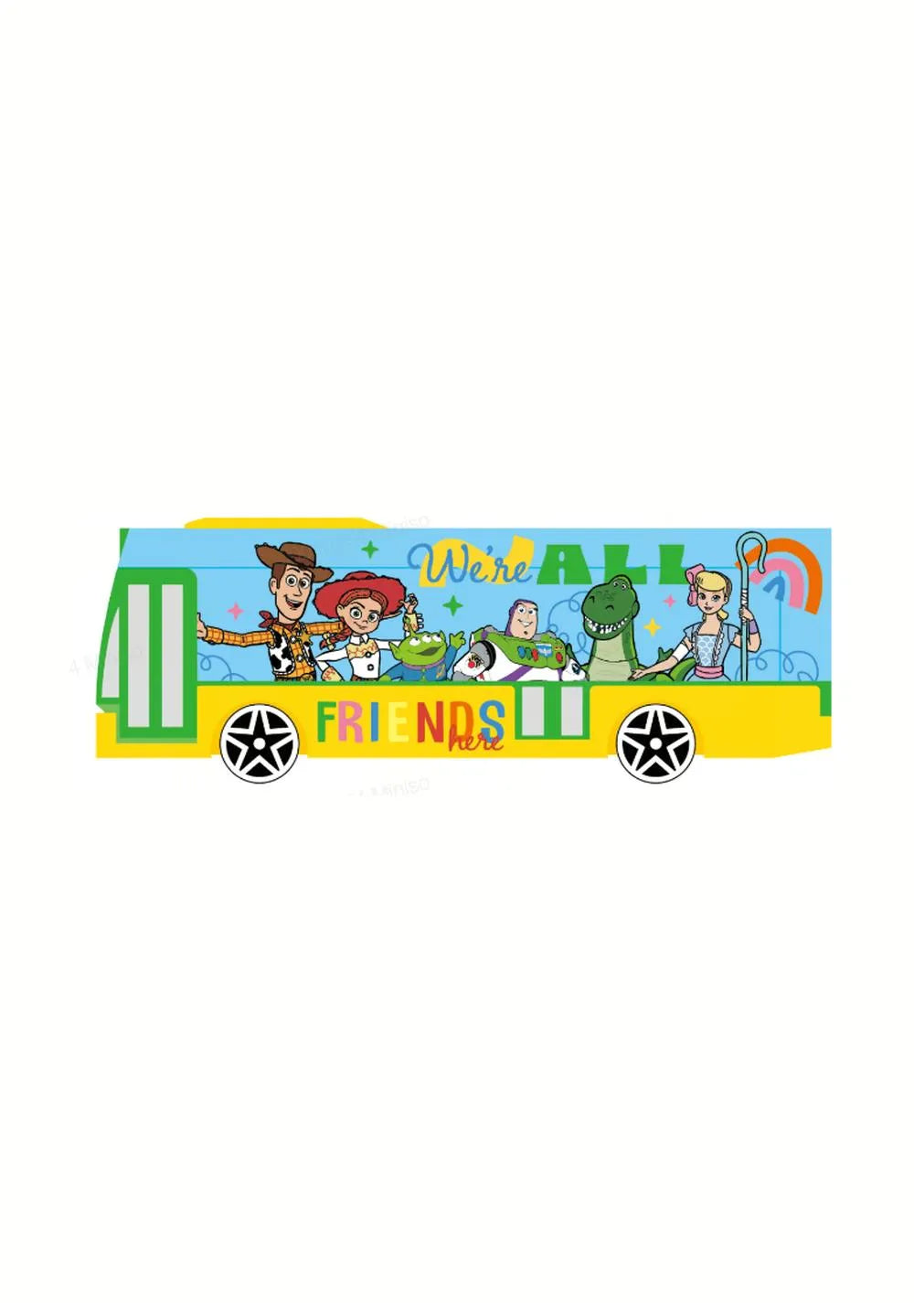 Disney Pixar Collection Alloy Bus Toy