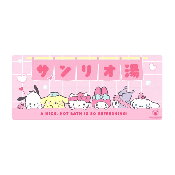 Sanrio characters Bathroom Series Large Mouse Pad