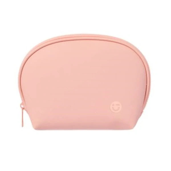 Solid Color Cosmetic Bag (Light Pink)