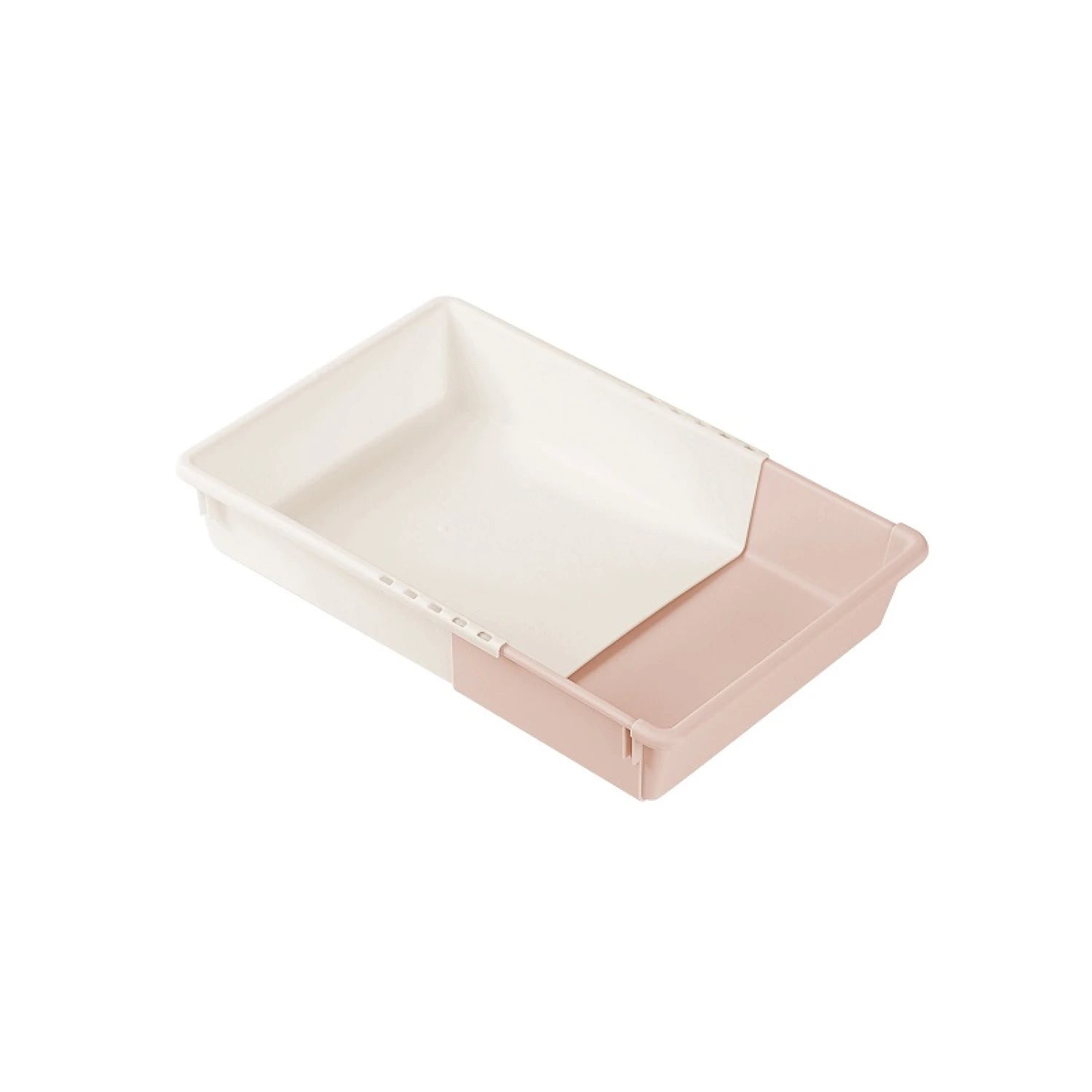 Macaron Series Extendly Color-Block Storage Organizer (L)(Pink)