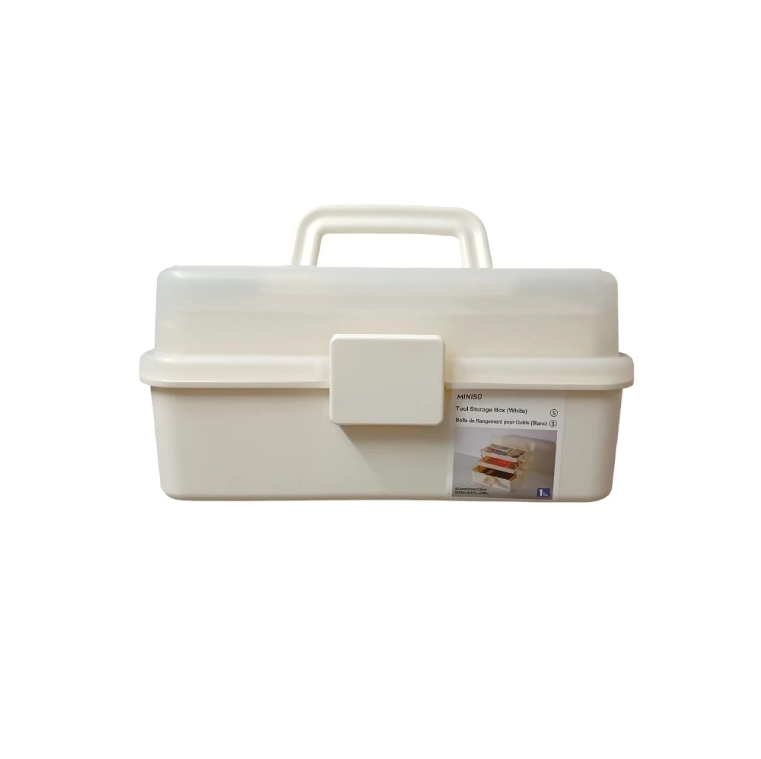 Three-Layer Foldable Tool Storage Box (S)(White) Three-Layer Foldable Tool Storage Box (S)(White)