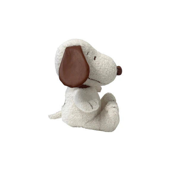 Snoopy Collection 10in. Colored Sitting-posture Plush Toy(Leather Snoopy)