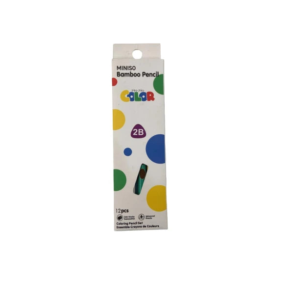 Polka Dot Series Triangular 2B Pencil Set (12 Pack)