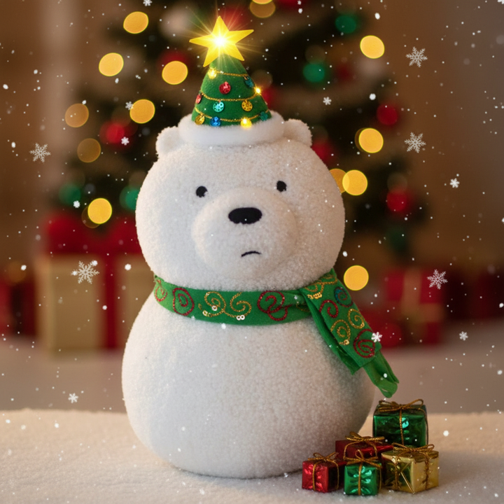 WE BARE BEARS Collection 12in. Snowman Plush Toy(Ice Bear