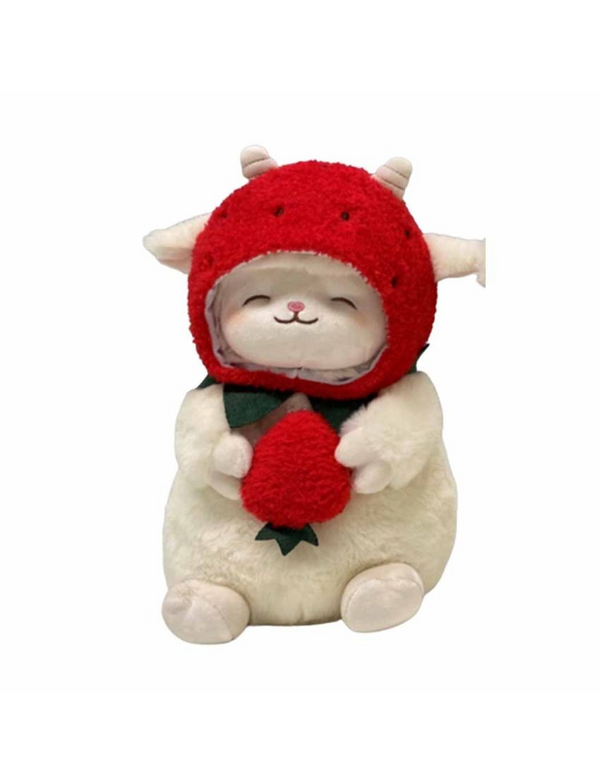 Lamb Baa Series Lamb Plush Toy (Strawberry)