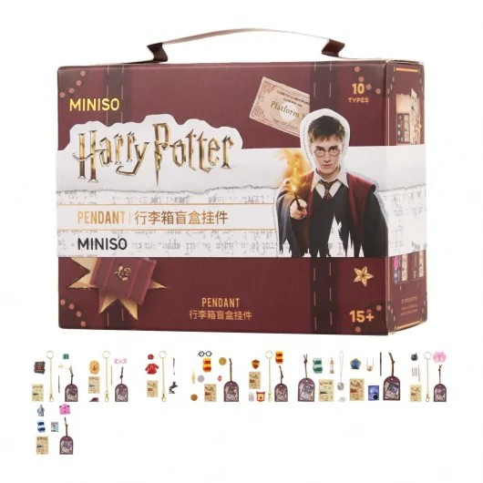 Harry Potter Hogwarts School Season Suitcase Surprise Box Pendant