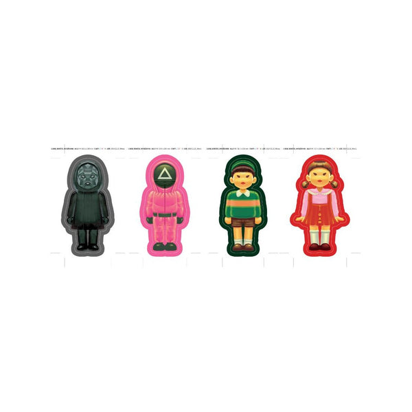 SQUID GAME Collection 18-Piece Soft-Magnet Puzzle (4 Assorted Models)