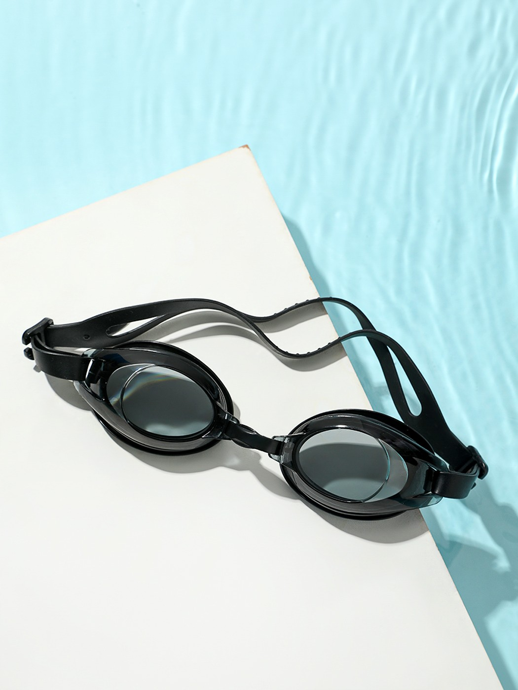 Adult's Basic Swimming Goggles(Black) Adult's Basic Swimming Goggles(Black)