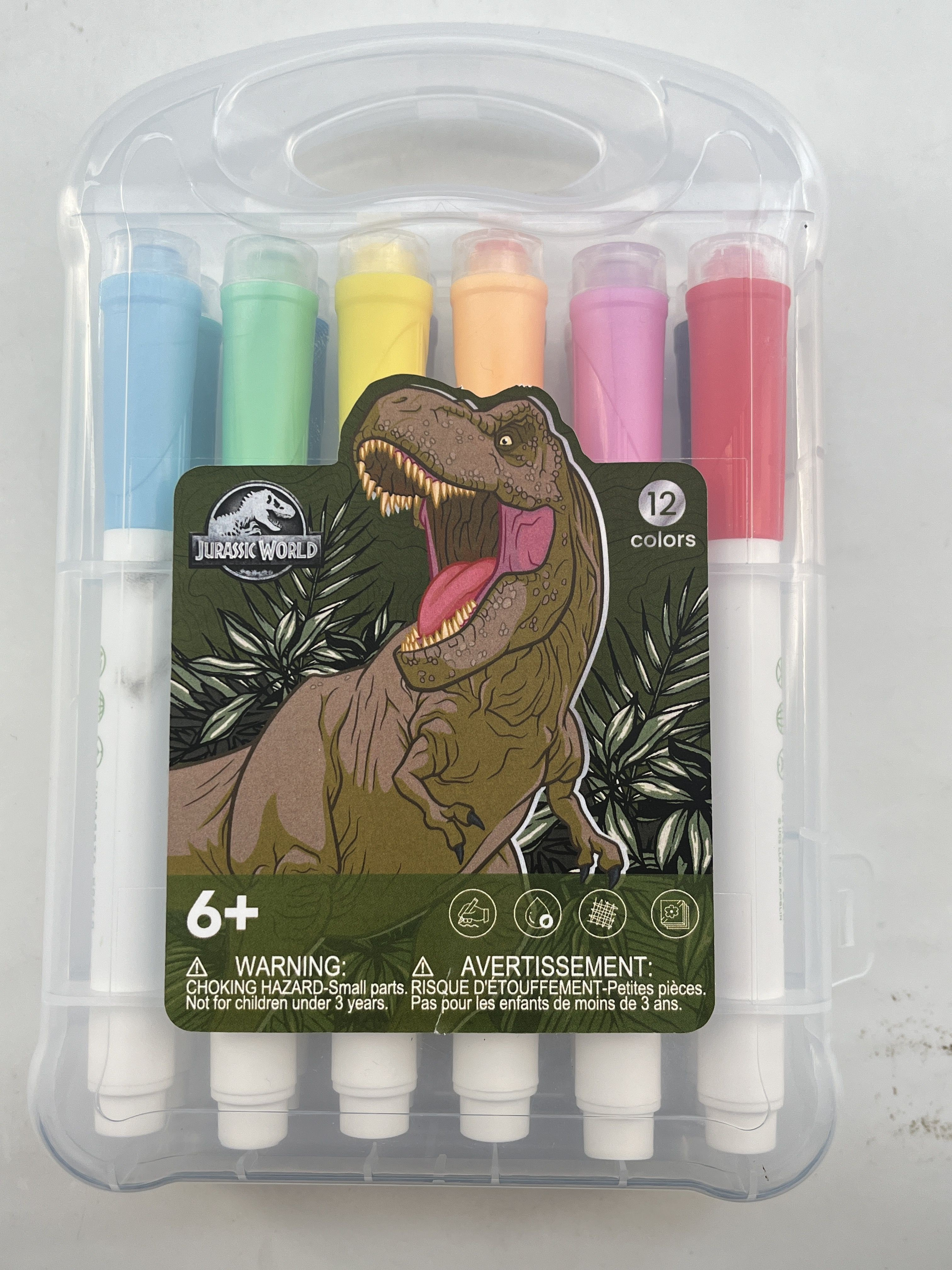 Jurassic World Collection 12-Piece Stamp Marker Set Jurassic World Collection 12-Piece Stamp Marker Set