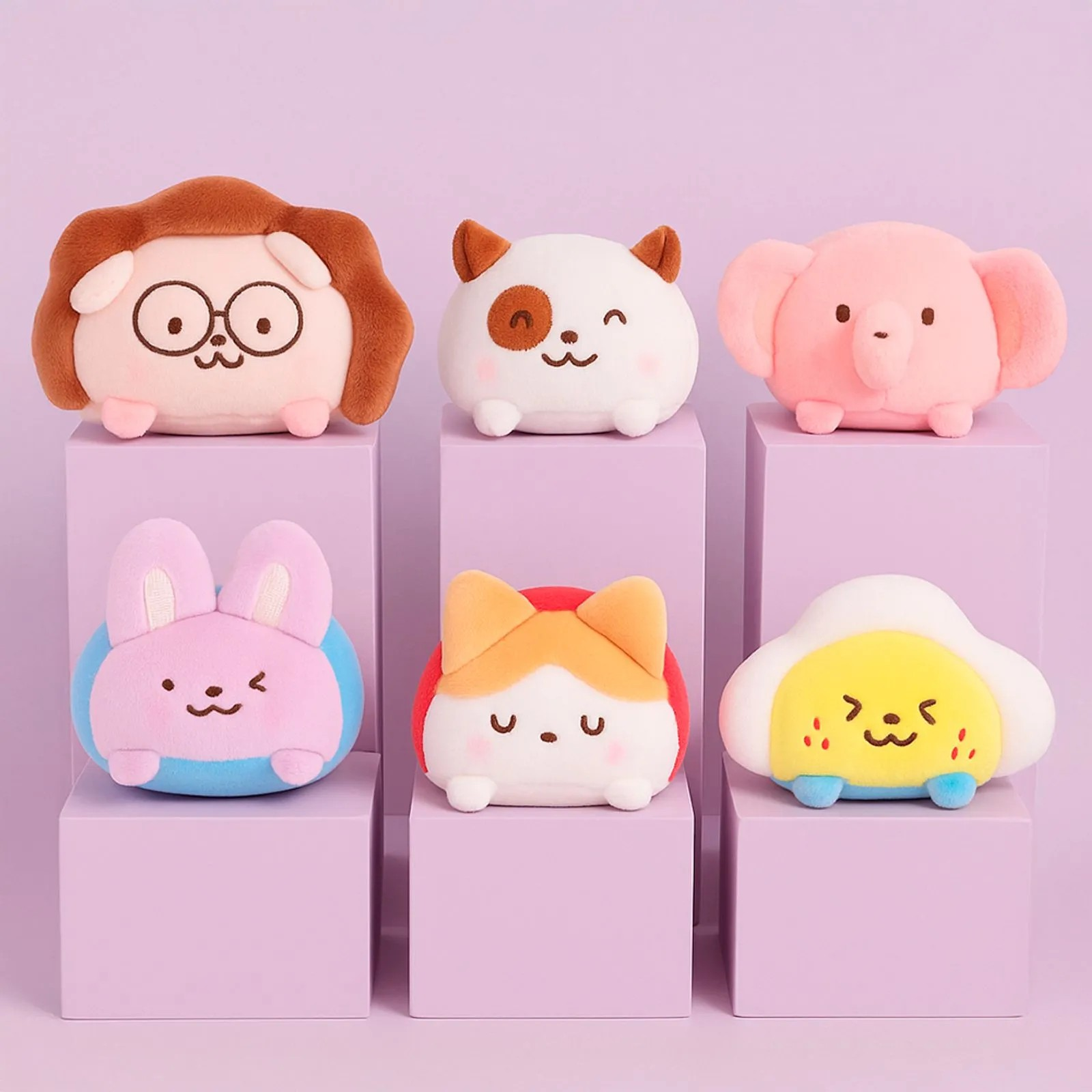 Mini Pals - 4in. Layer-on-Layer Plush Toy (6 Assorted Models) Mini Pals - 4in. Layer-on-Layer Plush Toy (6 Assorted Models)