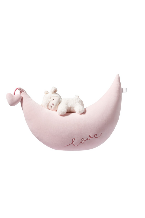 Lamb Baa Series Warm White Lamb Plush Toy (Moon)