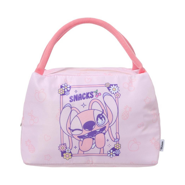 Disney Stitch Dinner Party Collection Lunch Bag (Light Pink，Angel)