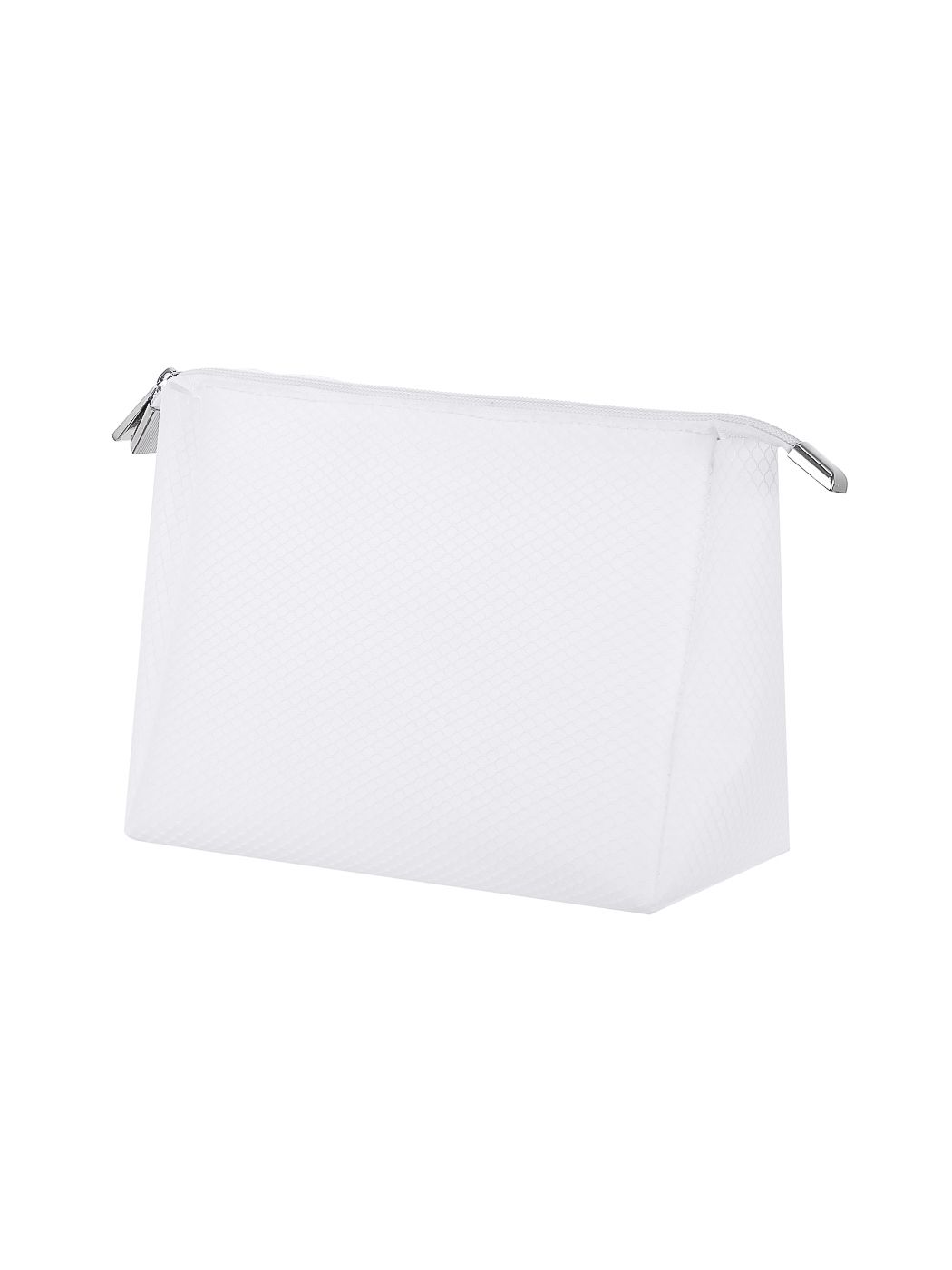 Trapezoid Cosmetic Bag with Matte Mesh(White) – Miniso Jordan