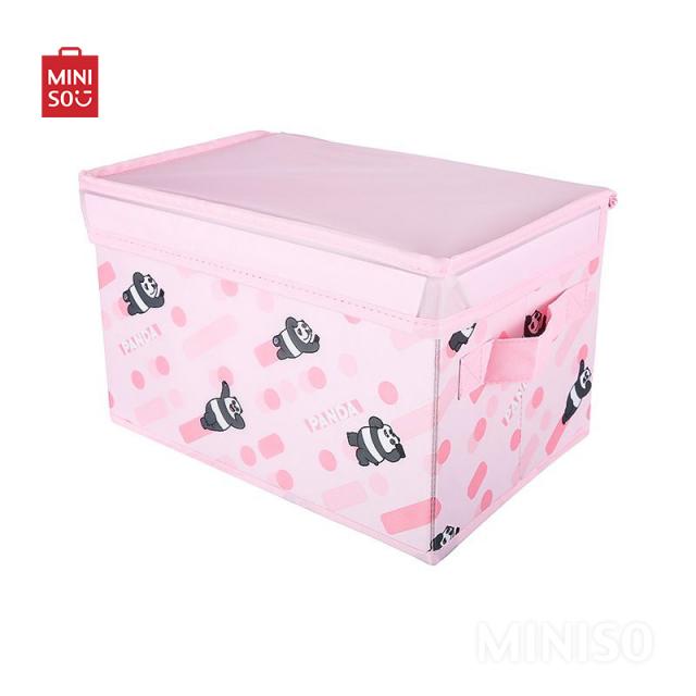 We Bare Bears Organizer Box with Lid-Small (Panda) – Miniso Jordan