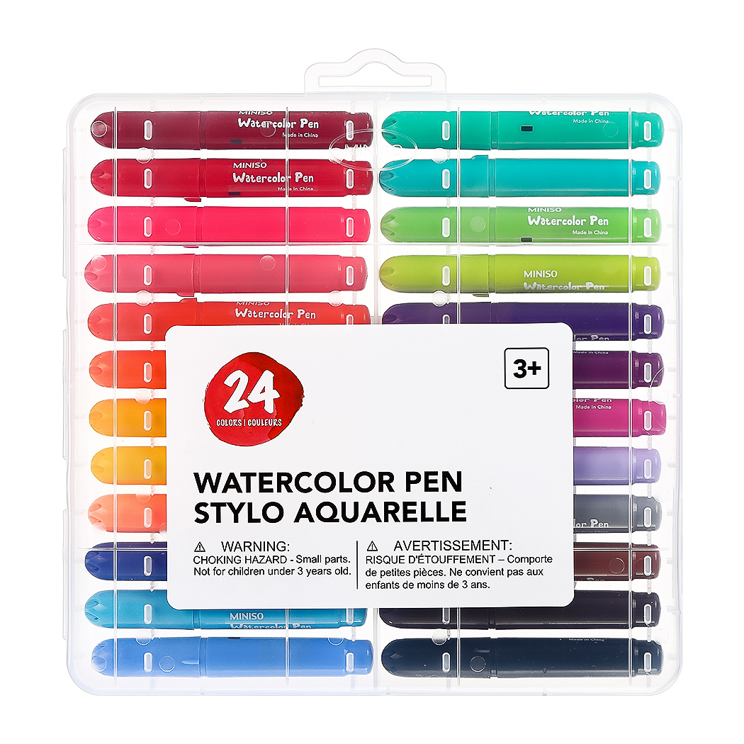 24-color Watercolor Pen – Miniso Jordan