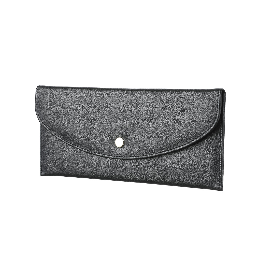 Women’s Long Slim Wallet (Black) – Miniso Jordan